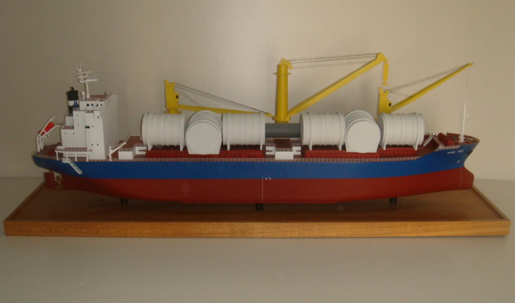 可克达拉市船舶模型