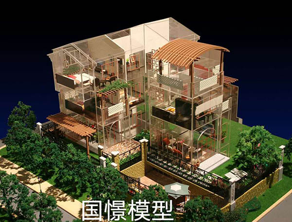 可克达拉市建筑模型