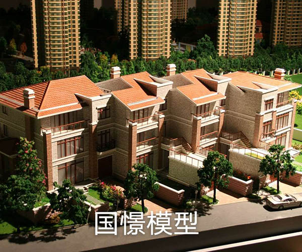 可克达拉市建筑模型