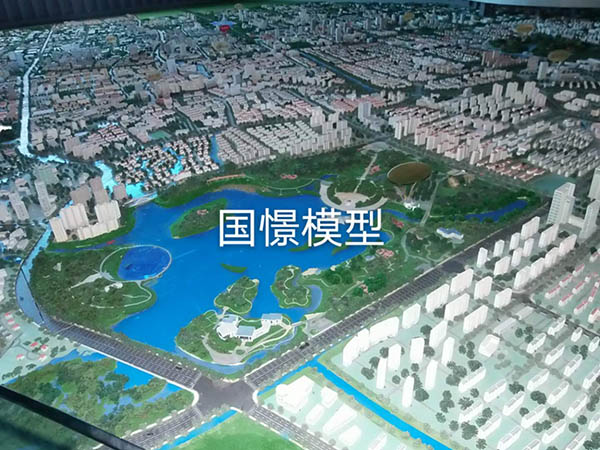 可克达拉市建筑模型