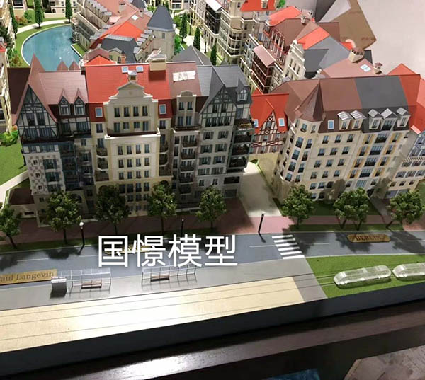 可克达拉市建筑模型