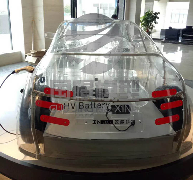 可克达拉市透明车模型